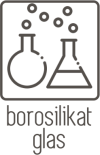 Icon borosilikatglas